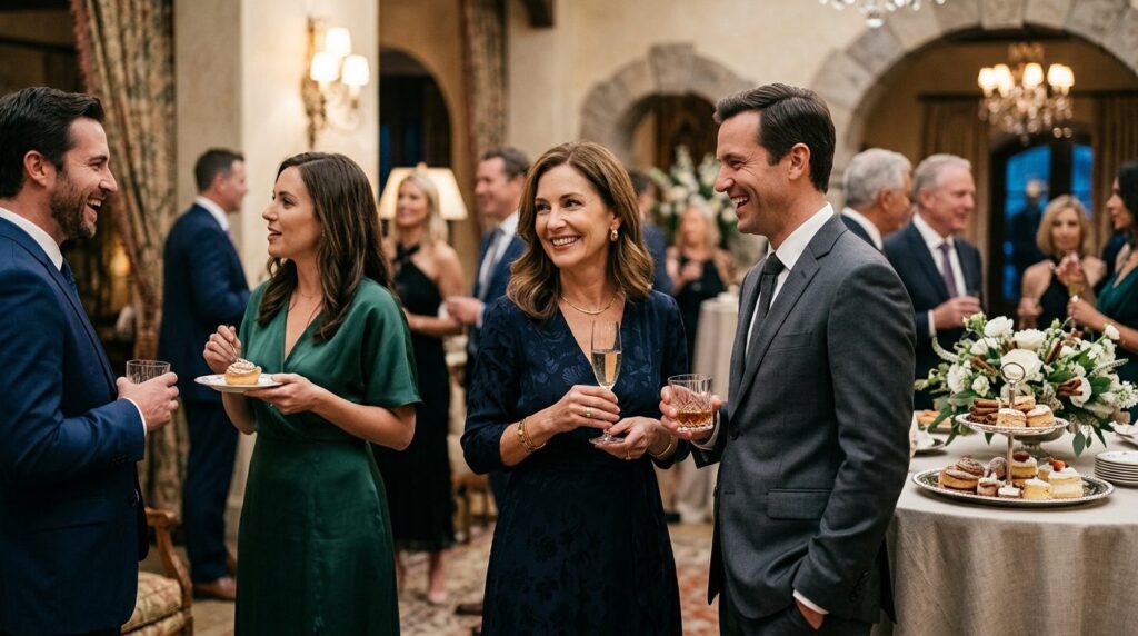 Candid lifestyle portrait photography of guests at an upscal